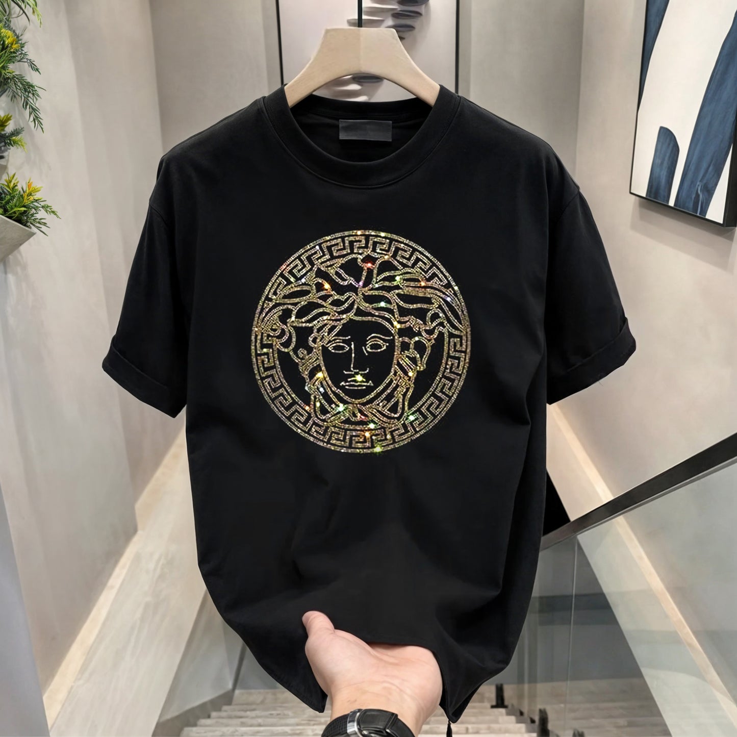 Luxury Cotton T-shirts (RH-TIE+QUEEN)