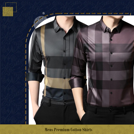 Men's Premium Cotton Shirts ( GYL+ BB2 )