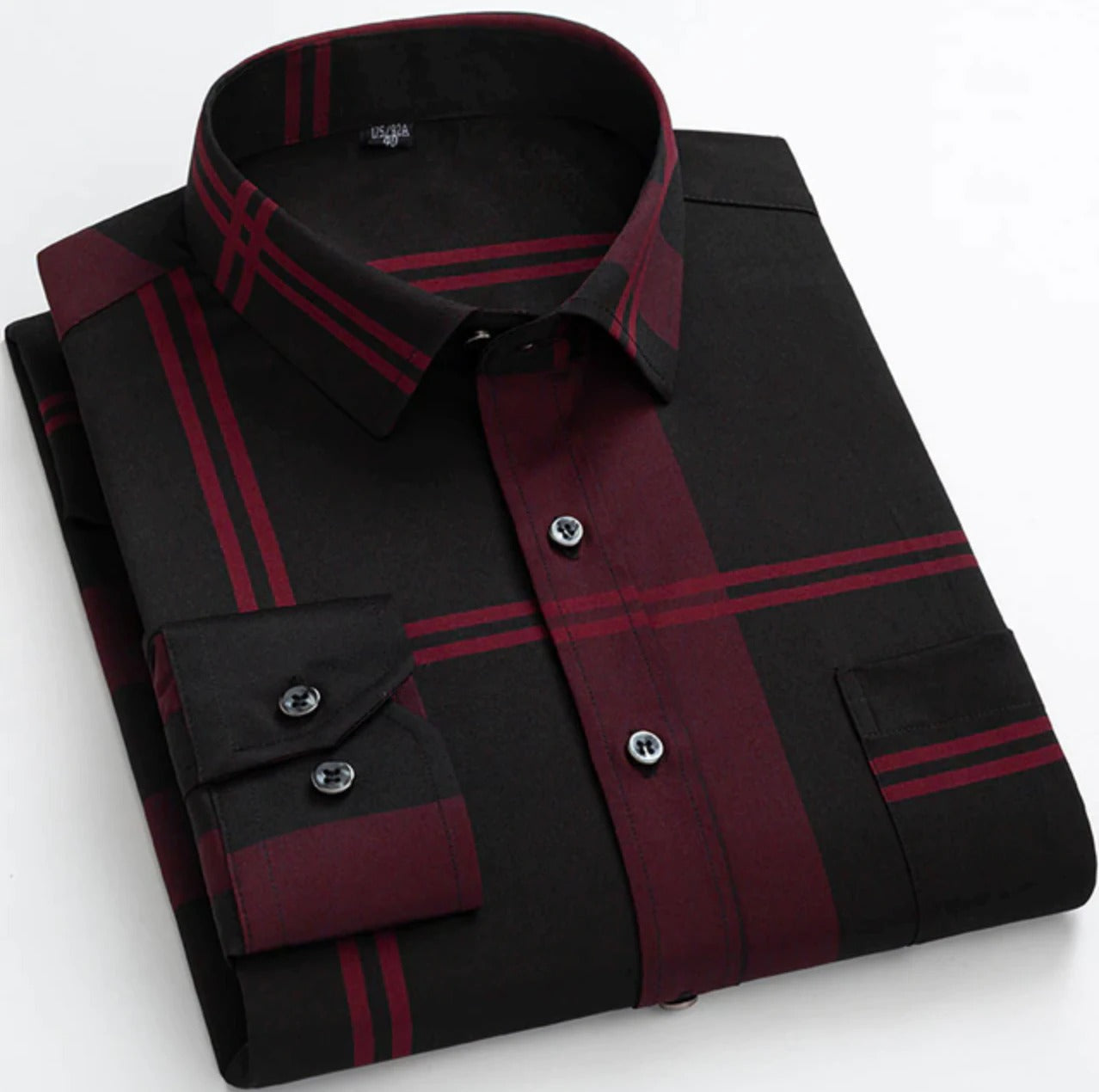 Premium Cotton Check Slim Fit Men Shirt (CHK193)