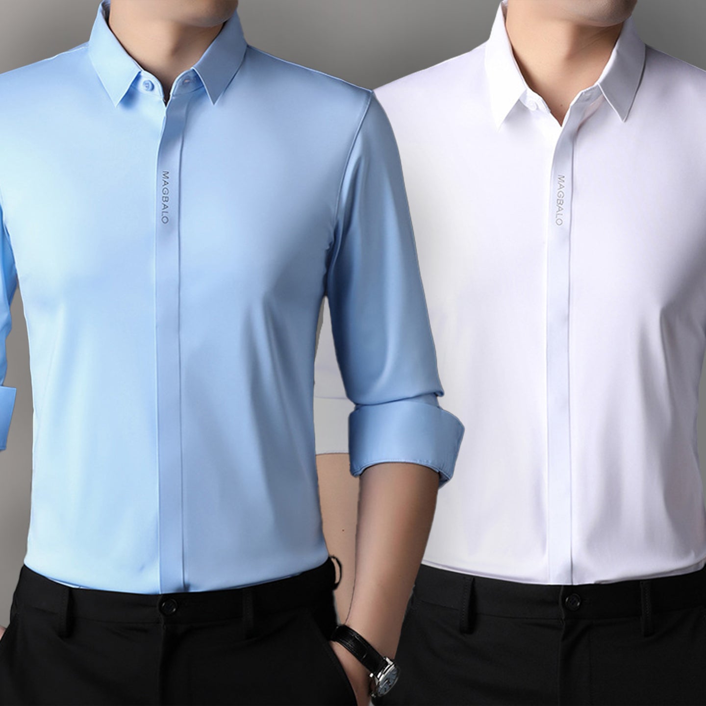 Pack of 2 - Premium Men's Solid Shirts