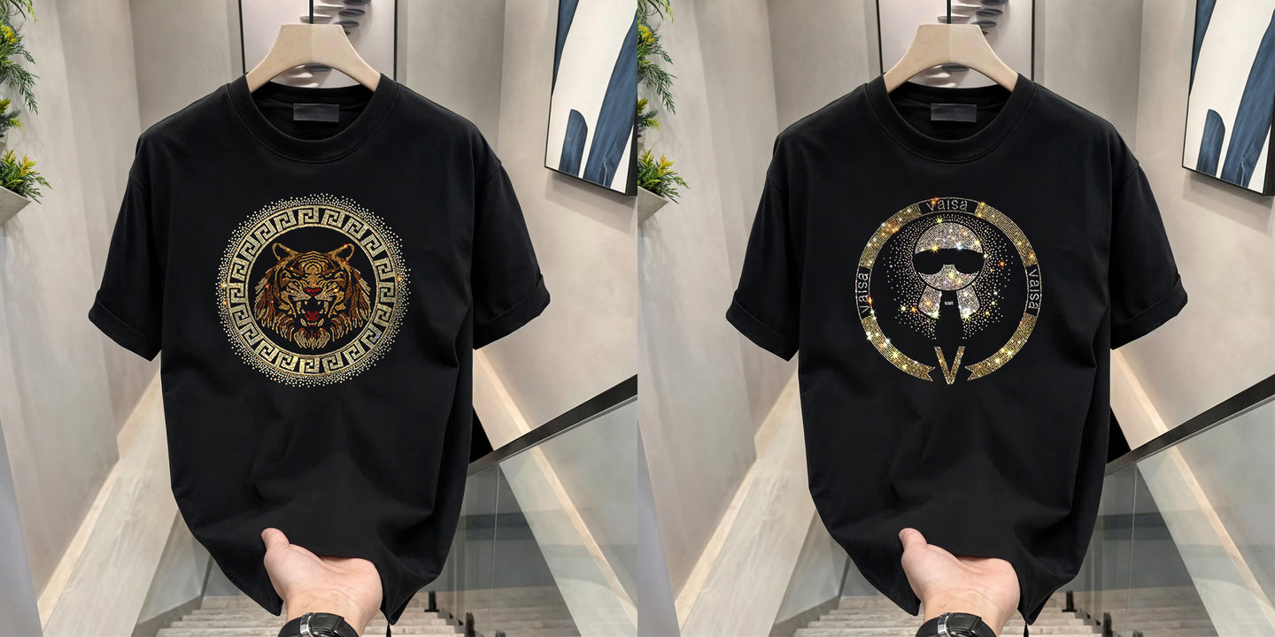 Luxury Cotton T-shirts (RH - Tiger 3+ Tie)