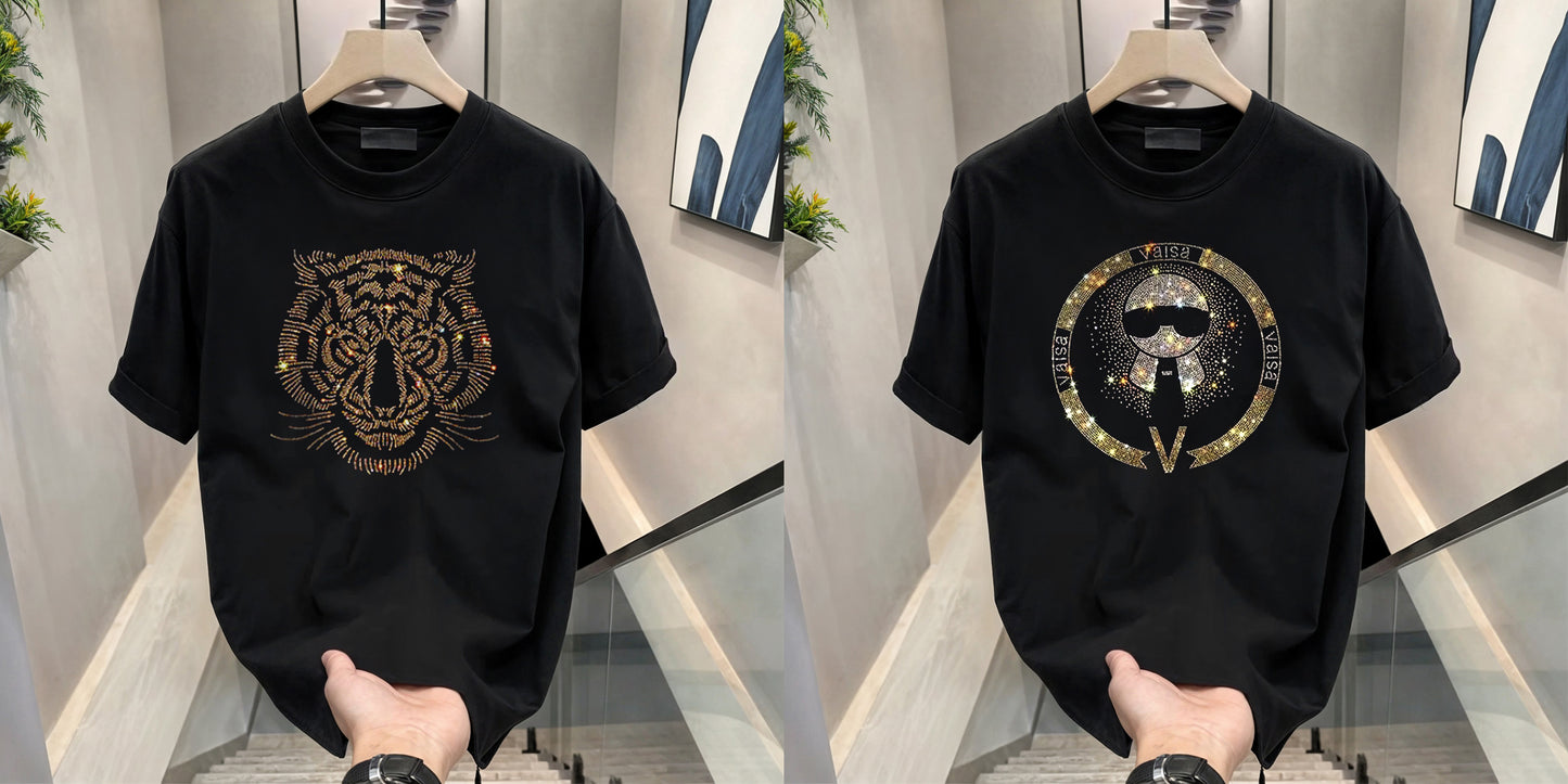 Luxury Cotton T-shirts (RH Tiger 1+ Tie)