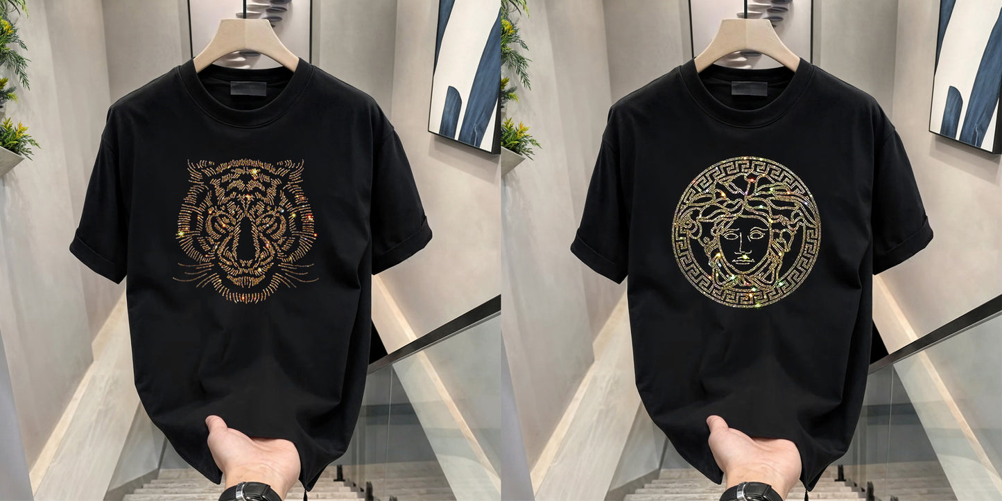 Luxury Cotton T-shirts (RH -Queen+ Tiger 1)