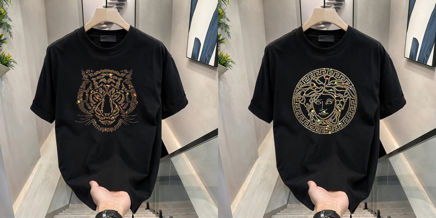 Luxury Cotton T-shirts (RH -Queen+ Tiger 1)