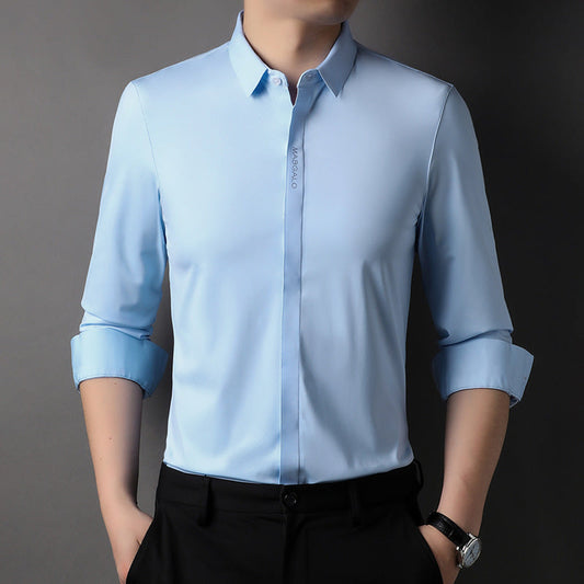 Premium Men's Solid Shirts (SOLID SKY BLUE+SOLID PINK)