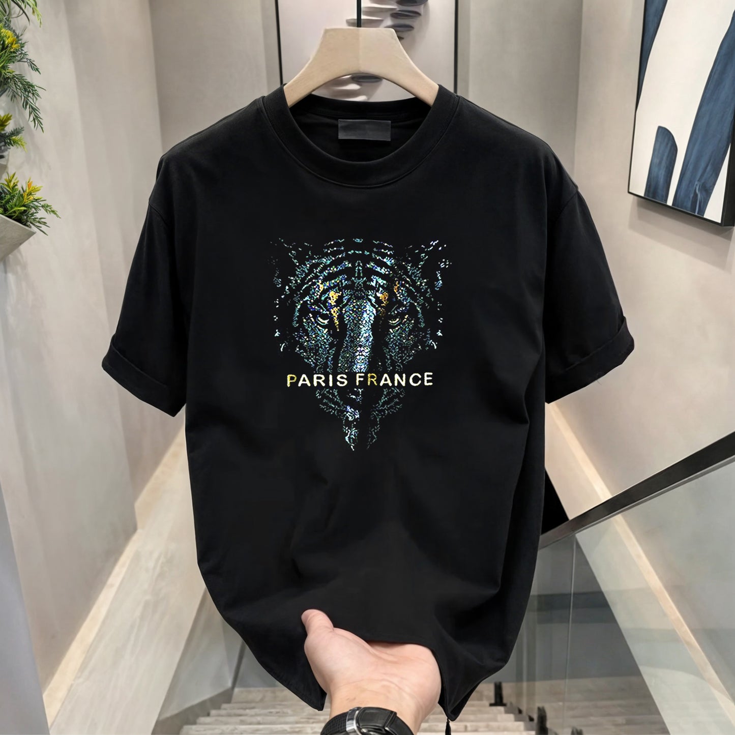 Luxury Cotton T-shirts (RH-PARIS +GLASSES)