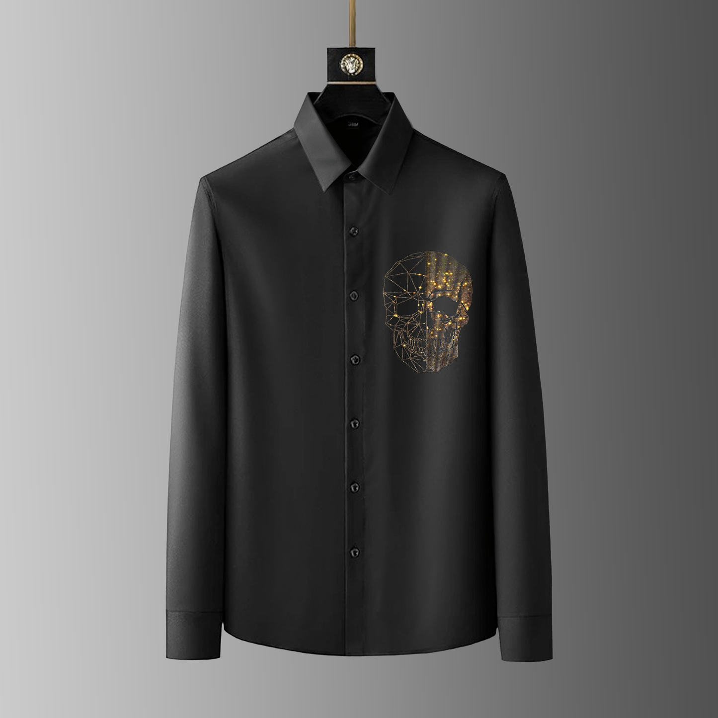 Men's Black Luxury Cotton Shirts (S1)