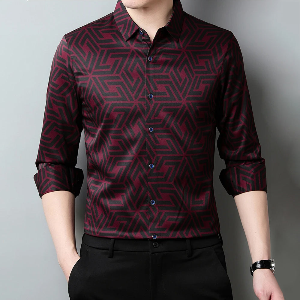 Scarlet Zigzag Style Full Sleeve Cotton Check Shirt (ZIGZAG 2)