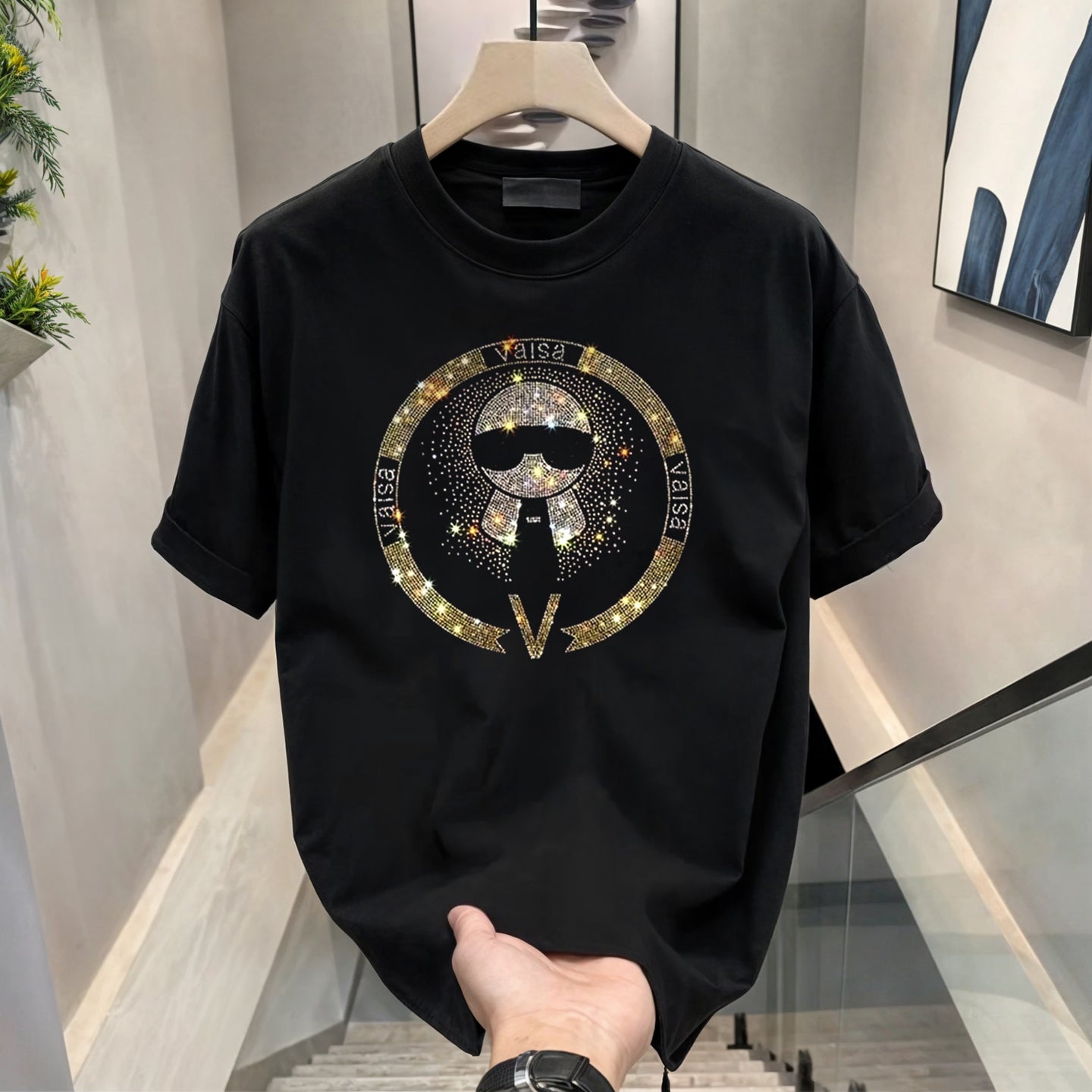 Luxury Cotton T-shirts (RH-TIE+SKULL)