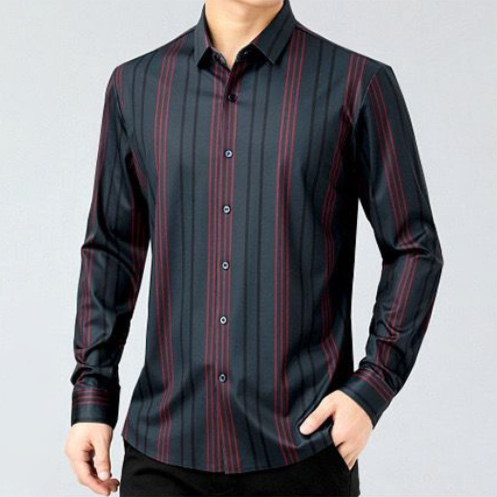 Holiday Stripe Full Sleeve Cotton Check Shirt (R LINE)