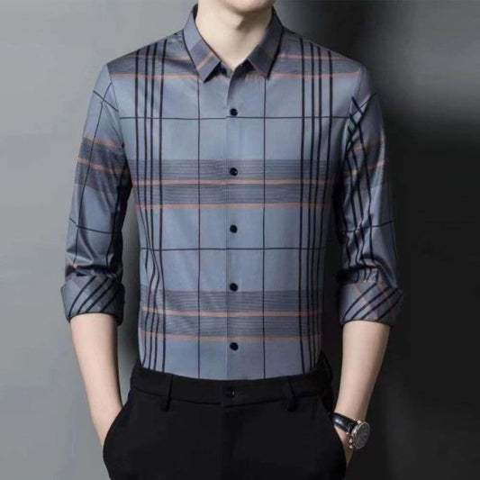 Oceanic Style Full Sleeve Cotton Check Shirt (GL)