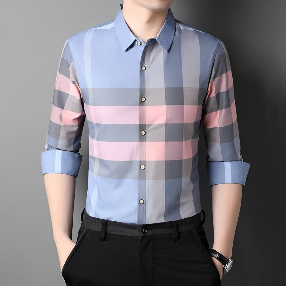 Pastel Full Sleeve Cotton Check Shirt (SBP)