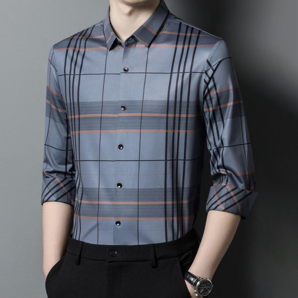 Oceanic Style Full Sleeve Cotton Check Shirt (GL)