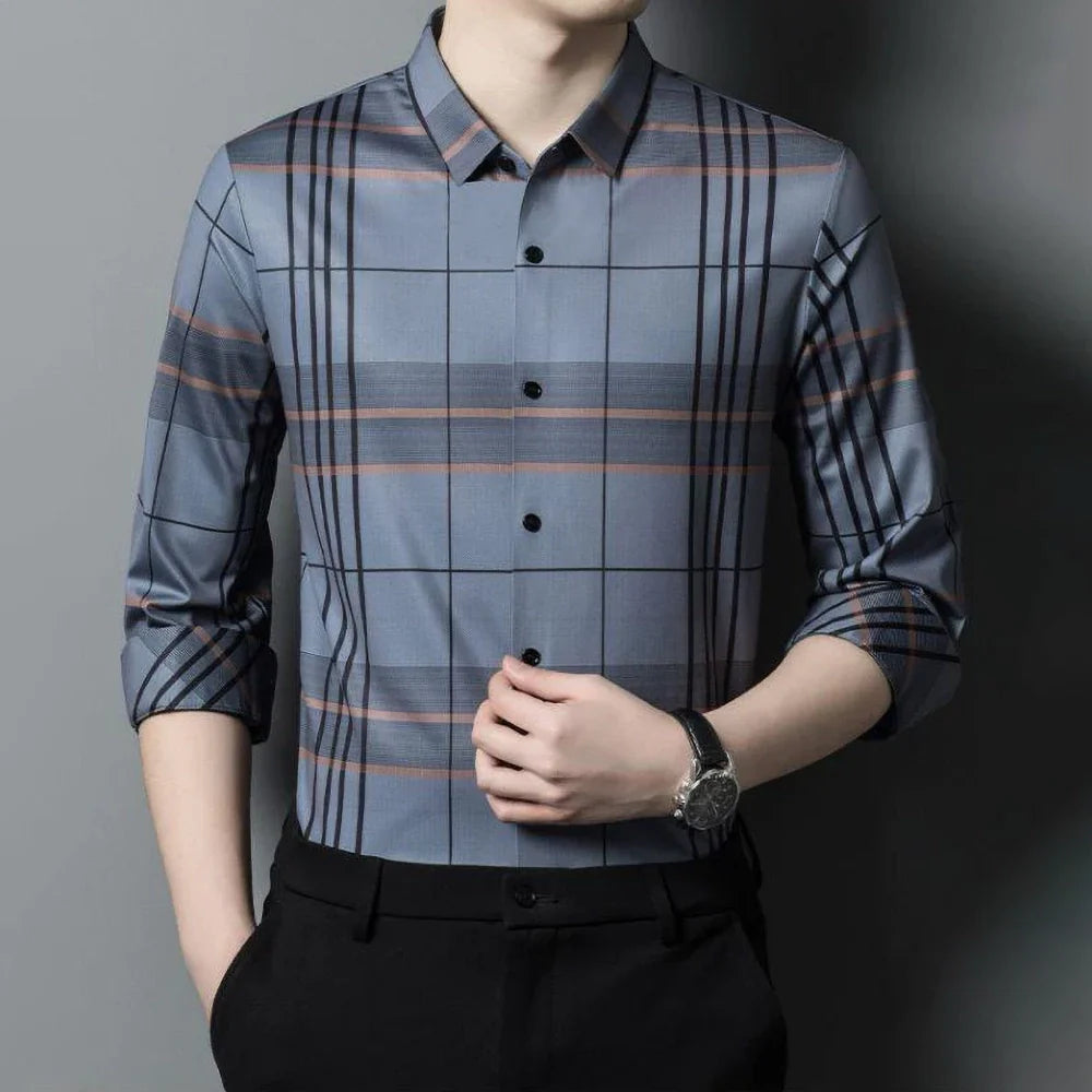 Oceanic Style Full Sleeve Cotton Check Shirt (GL)