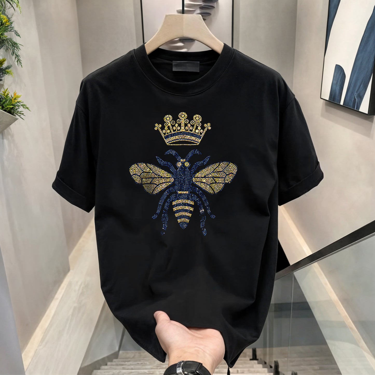 Men's Luxury Cotton T-shirts (BUTTERFLY)