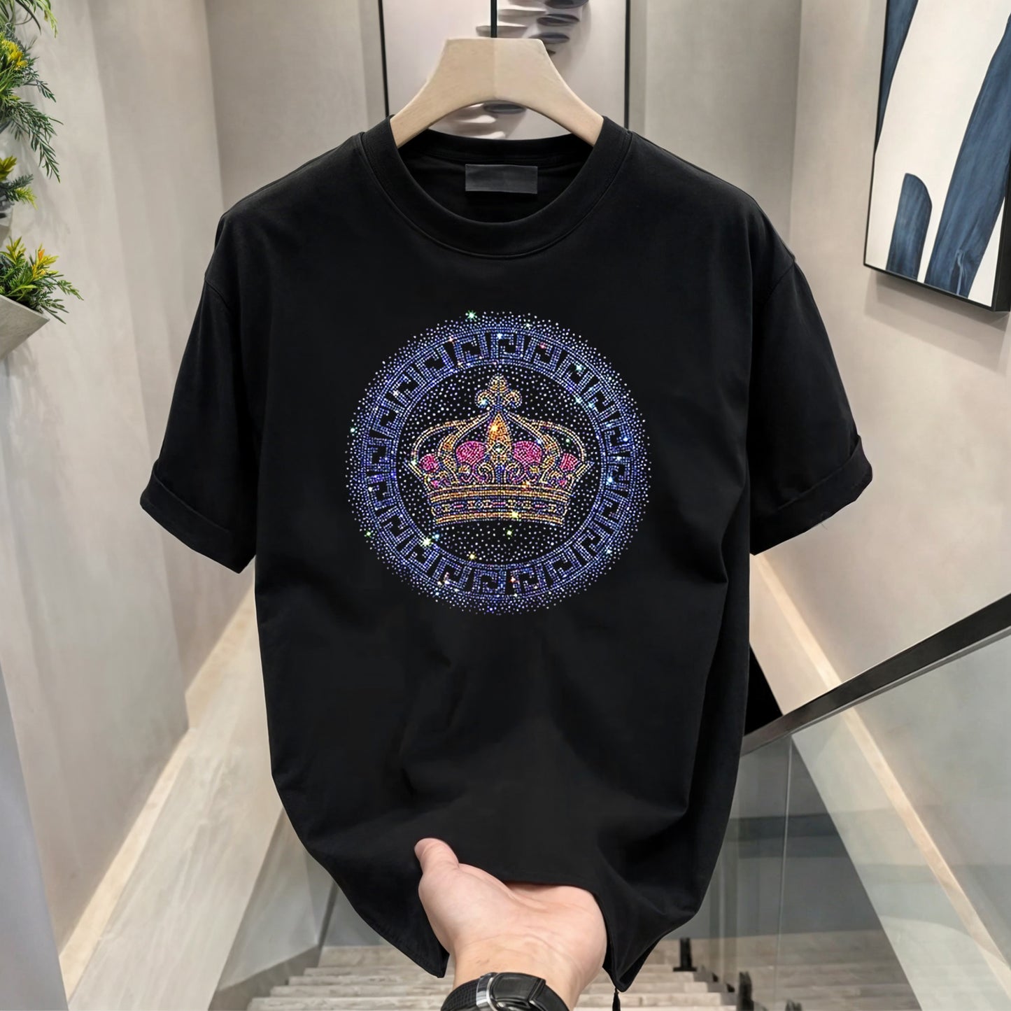 Men's Luxury Cotton T-shirts (CROWN)