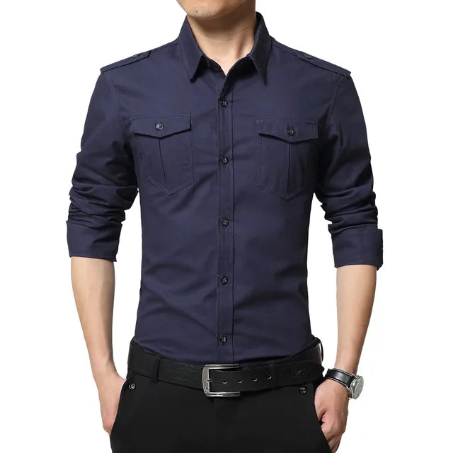 Men Premium Military Grade Cotton Shirts