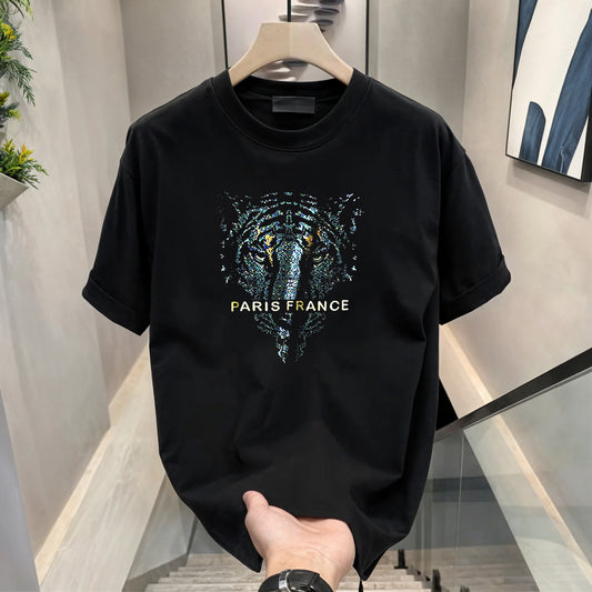 Luxury Cotton T-shirts (RH- Paris+ Tiger 1)